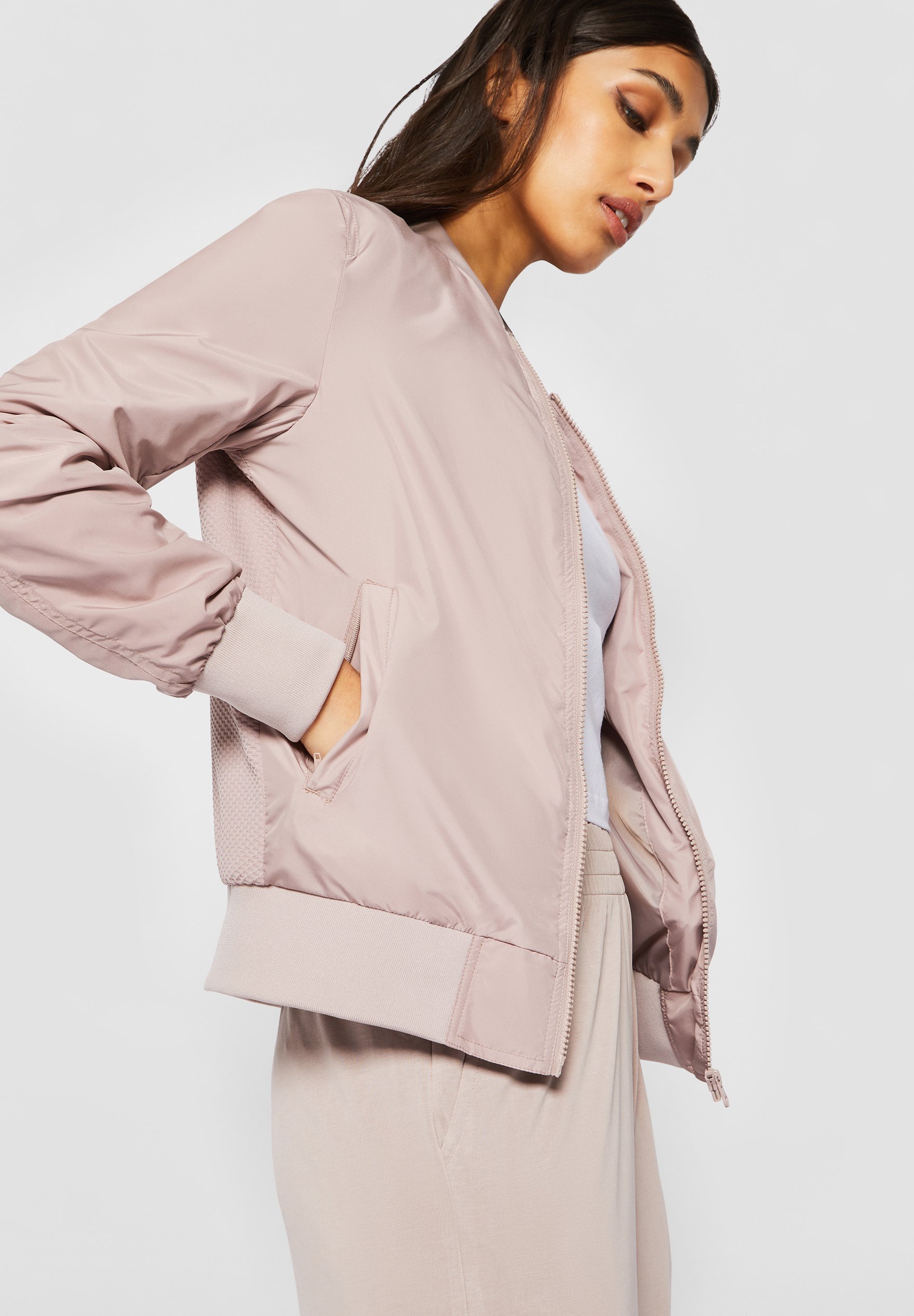 Blouson aviateur Urban Classics - rose crépusculaire
