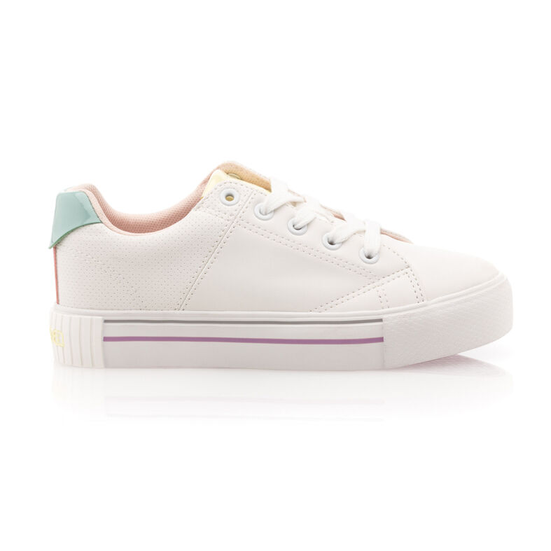 Καλάθια / sneakers Fille Blanc