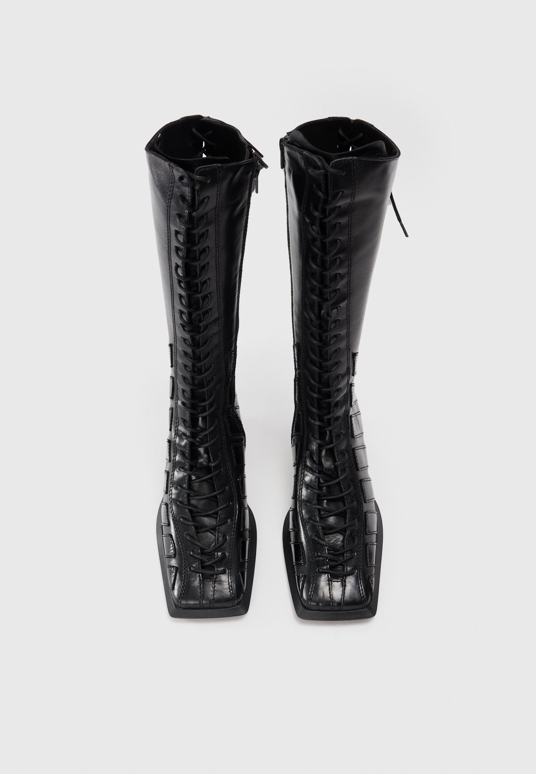 MIISTA NELLY - Bottines à lacets - noires