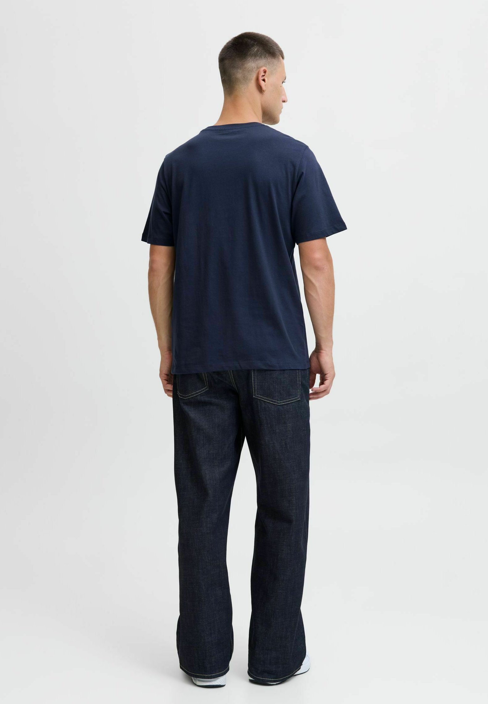 Jack & Jones GEDRUCKT - Bedrucktes T-Shirt - Marineblauer Blazer