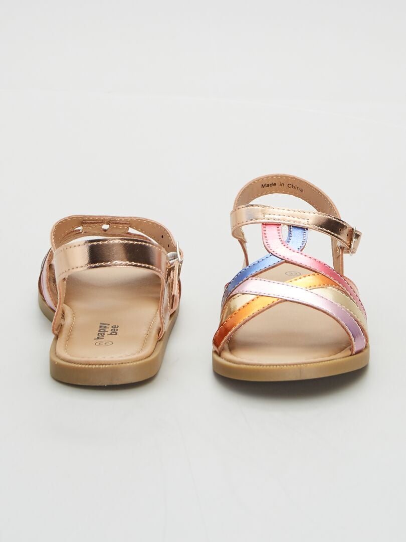 Sandalias multicolor - ROSA