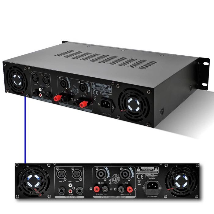 PA amplifier 2 x 250W 19