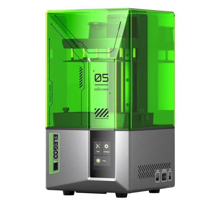 Impressora 3D - ELEGOO - Mars 5 - UV LCD - Alta Resolução - 2x Mais Rápida