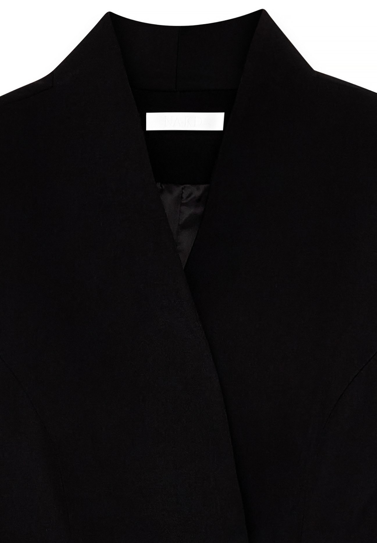 NA-KD SCULPTURED TAILORED - Vesta - čierna
