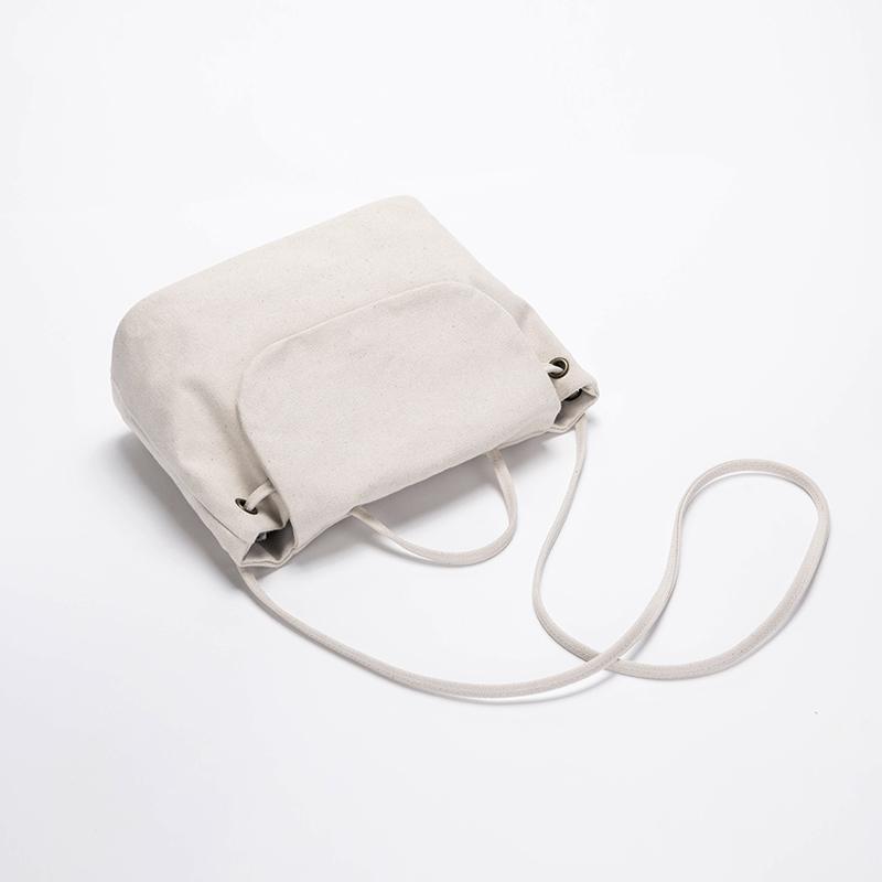 Sac messager pour femmes, nouvelle version coréenne du sac bandoulière portable en toile Harajuku Campus.