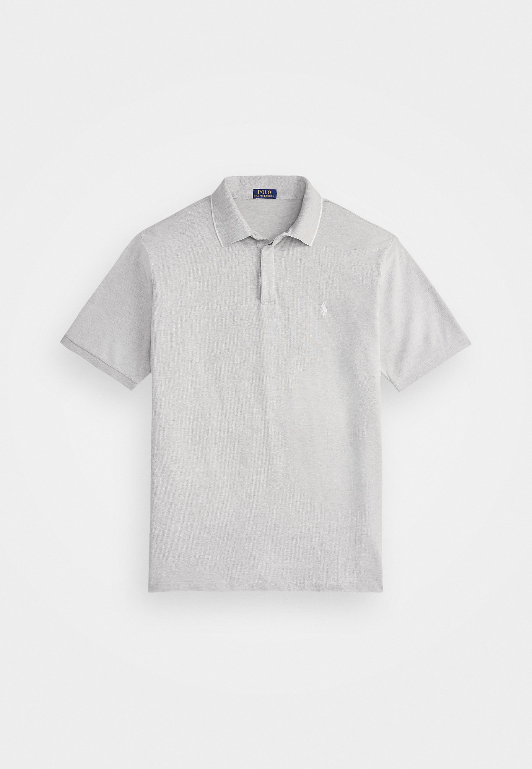 Polo Ralph Lauren Grandes Tailles STRETCH OXFORD - Polo - Andover chiné/blanc
