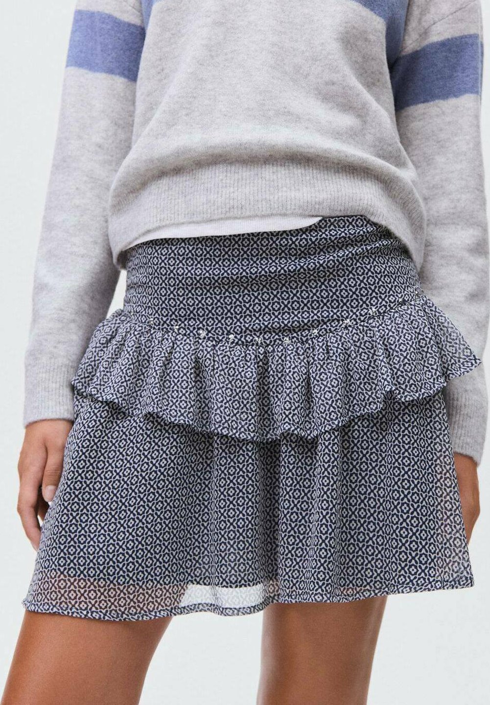Mango Kids TEEN - Jupe trapèze - bleu roi