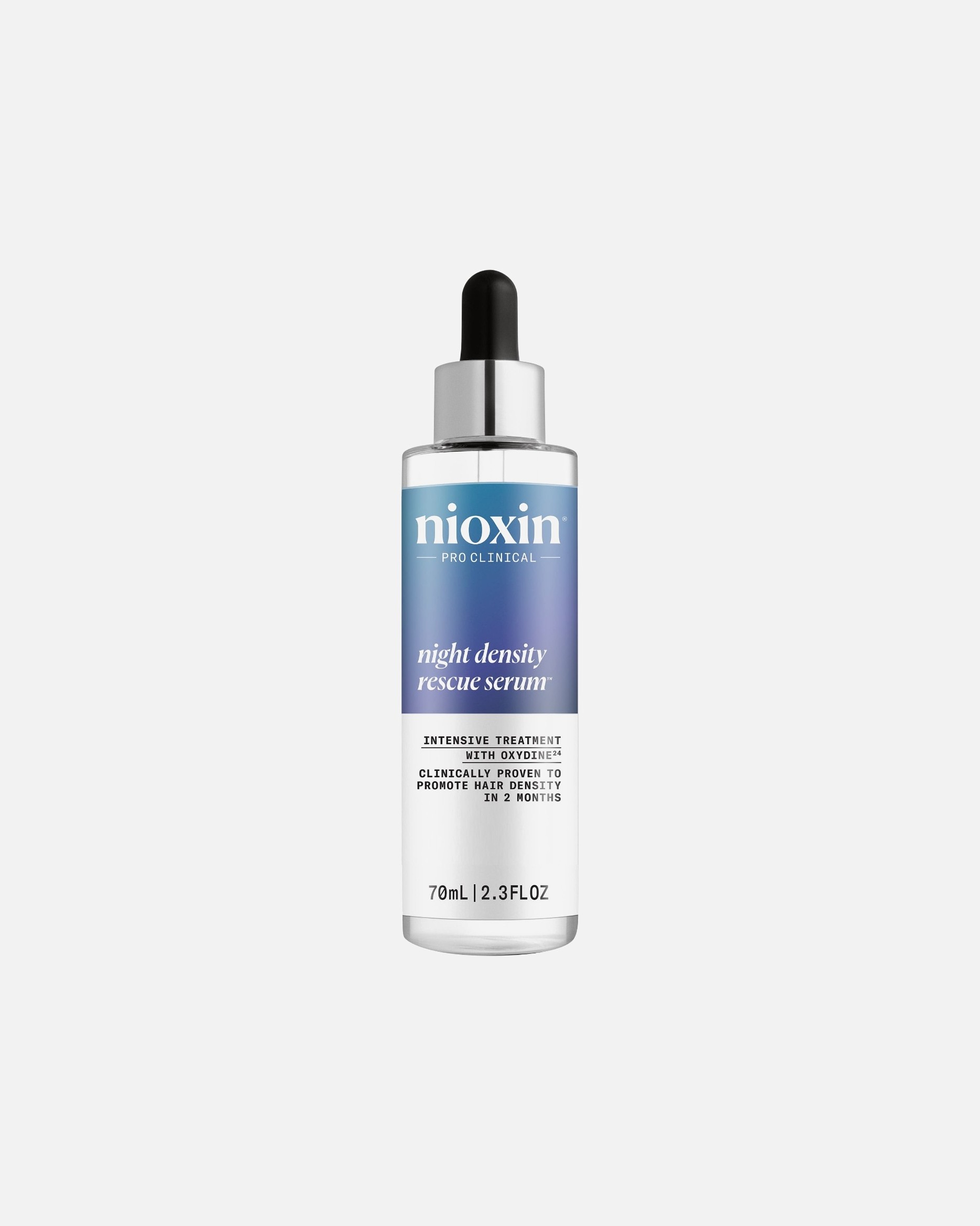 „Nioxin“ plaukų slinkimo gydymas „Ultimate Power™“ naktinis serumas didesniam tankumui – 70 ml