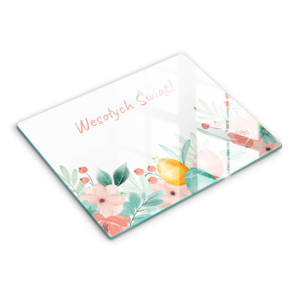 Deska kuchenna z tekstem: Wesołych Świąt! 40x52