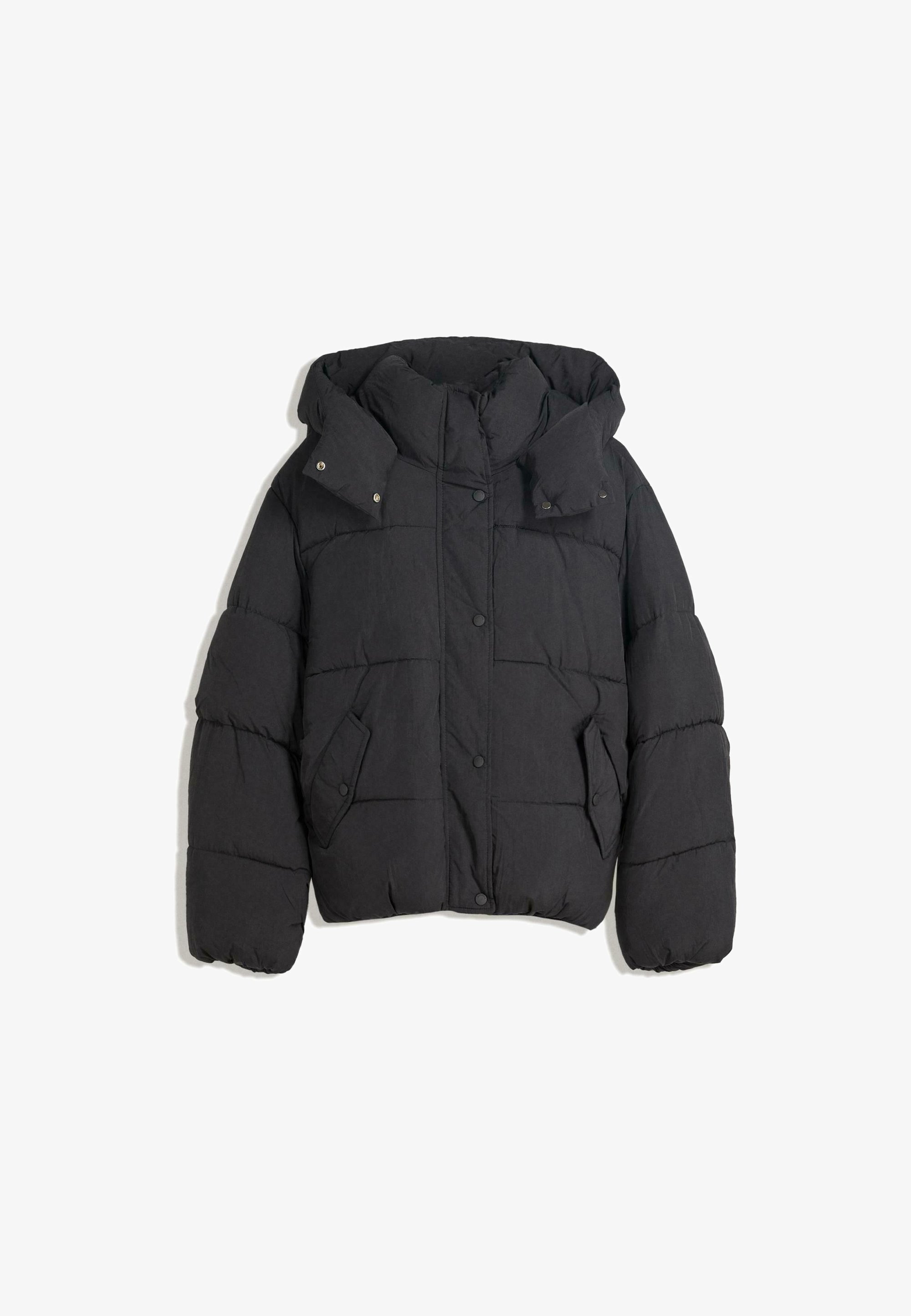 Bershka winterjas - zwart