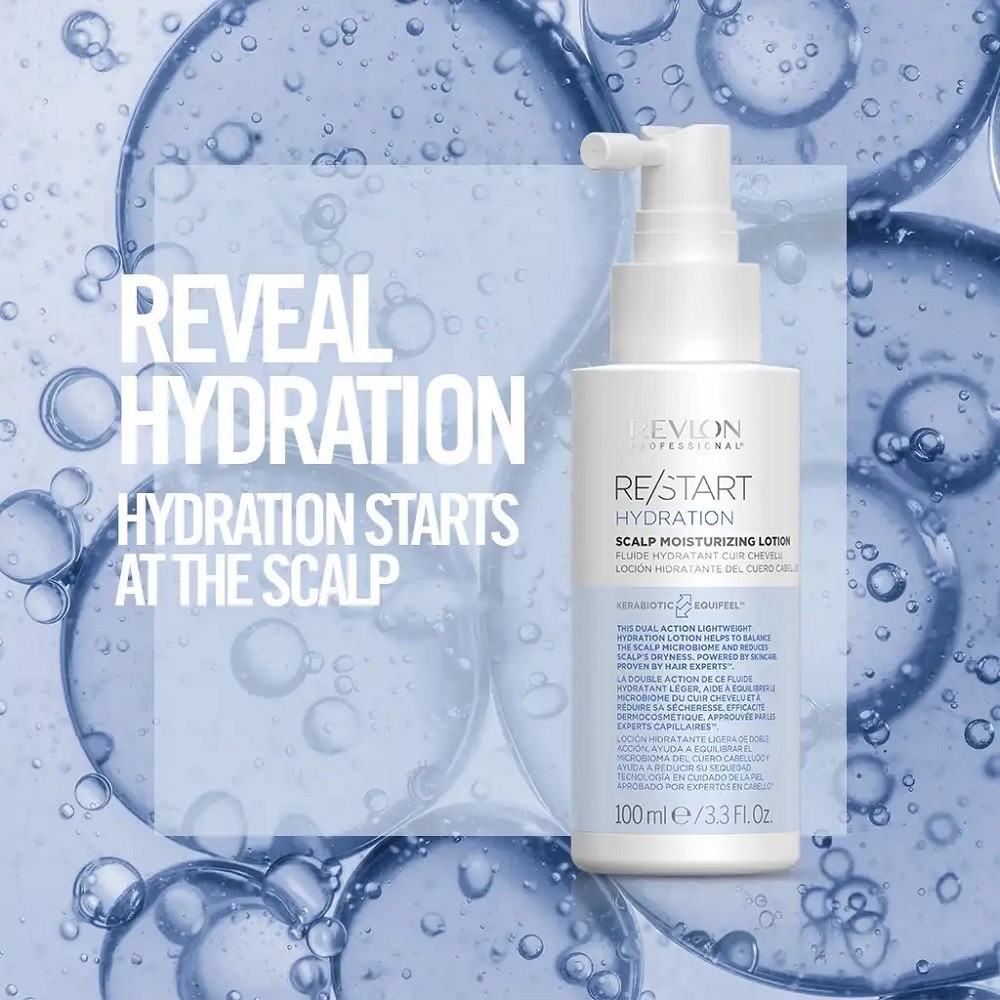 Revlon Professional Hair Treatment Restart Hydration Scalp mitrinošs losjons matiem - 100 ml