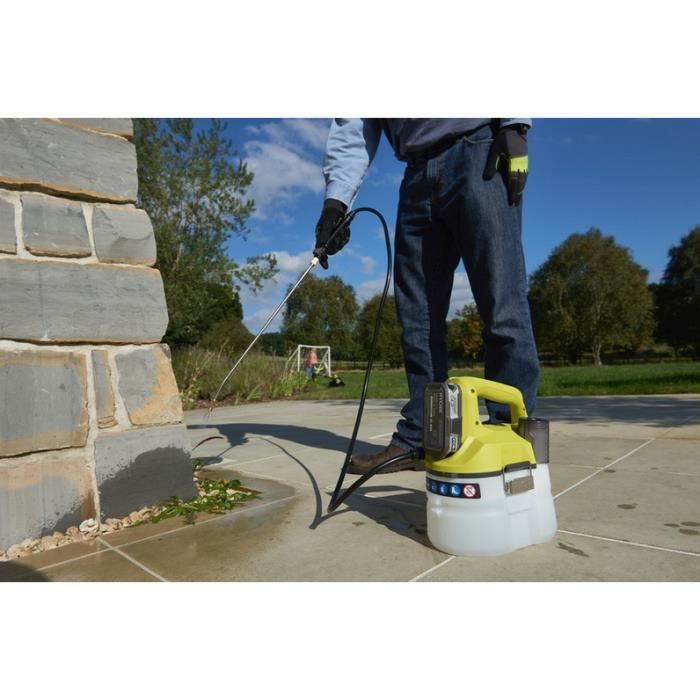 Pulverizador RYOBI ONE+ de 18 V - 3,1 bar - Caudal de 0,5 l/min - Depósito de 3,5 l - Se vende sin batería ni cargador - OWS1880