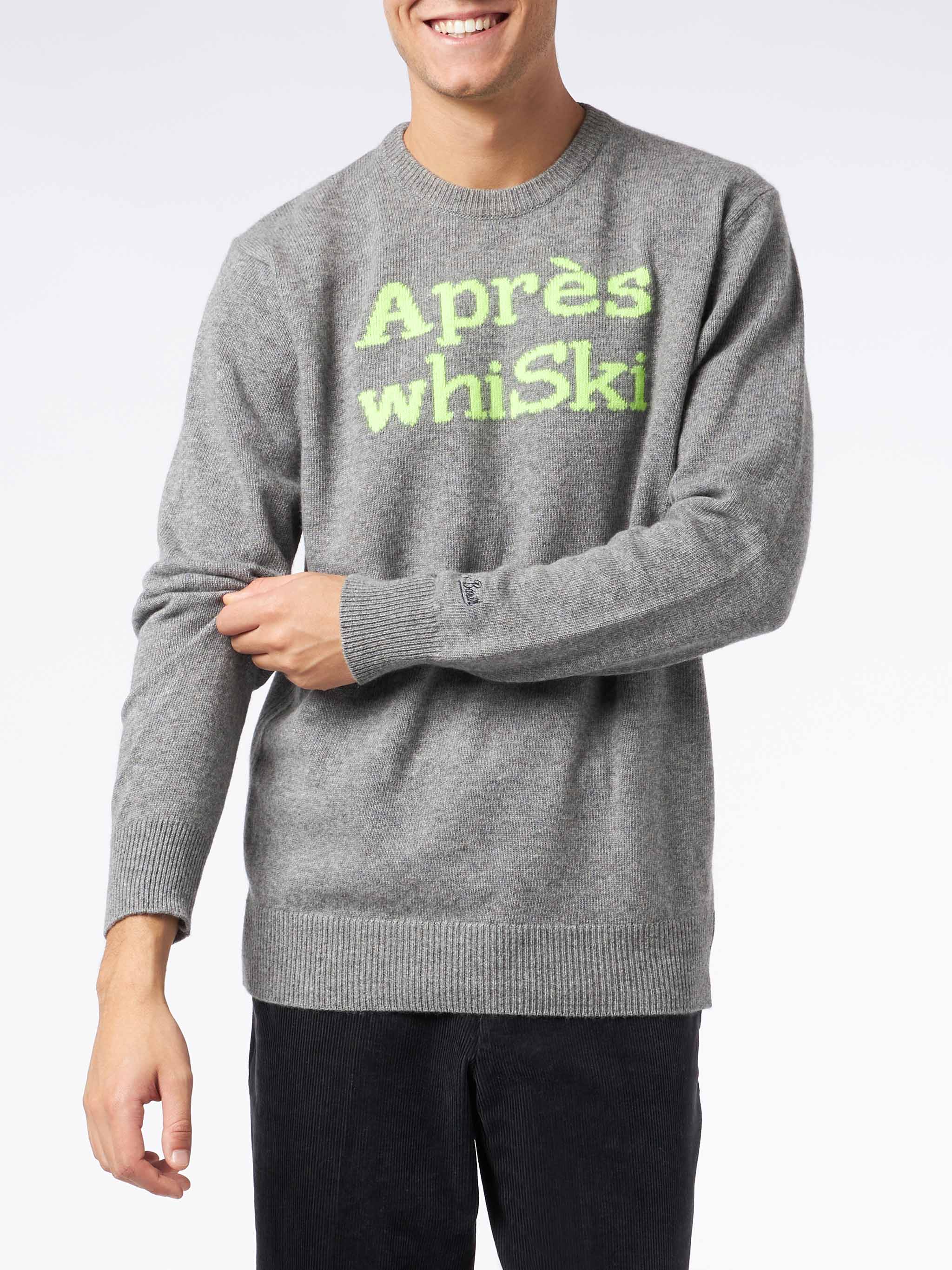 Après whiSki Heren Trui van Kasjmierblend