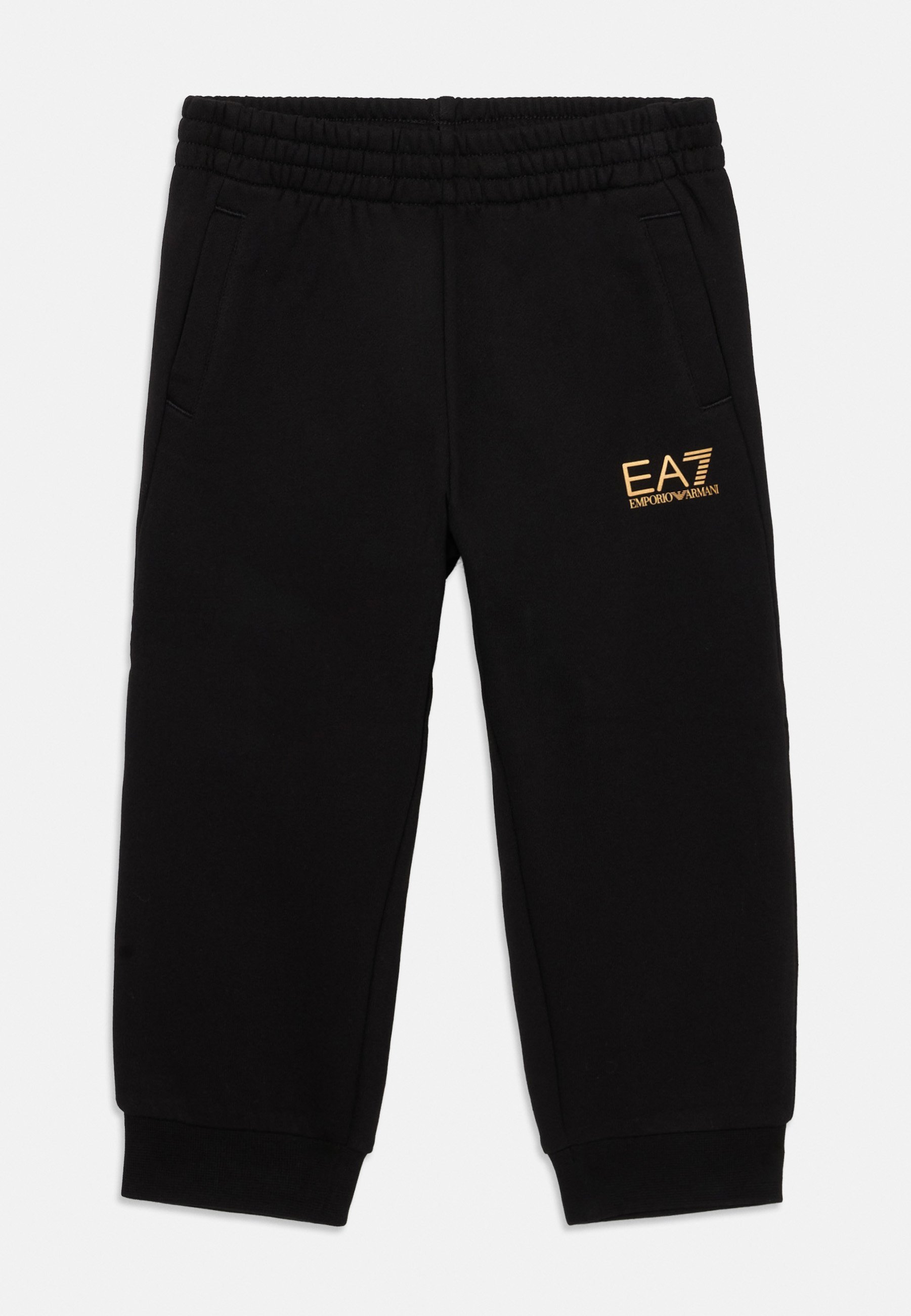 EA7 Emporio Armani TRACKSUIT UNISEX - Treningsdress - black/gold-coloured