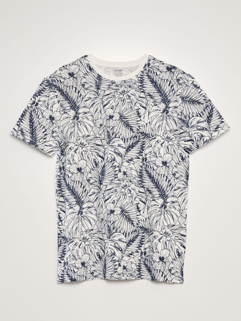 Bedrukt T-shirt - WIT