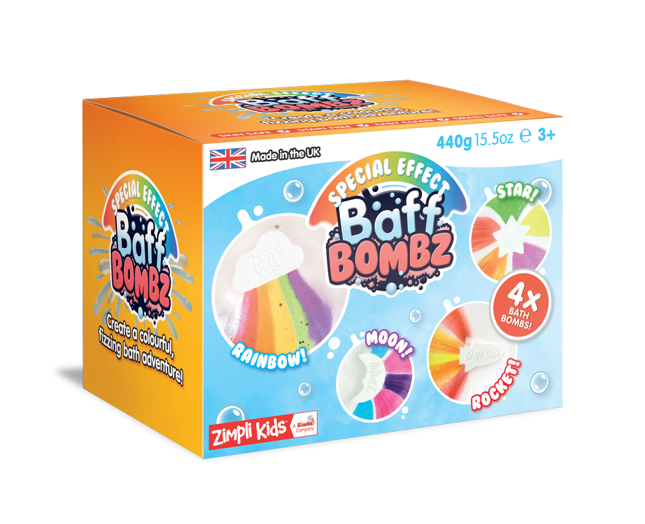 Bombes de mousse arc-en-ciel Zimpli Kids