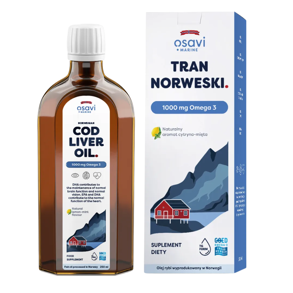 Olio di fegato di merluzzo norvegese Osavi 1000 mg Omega 3