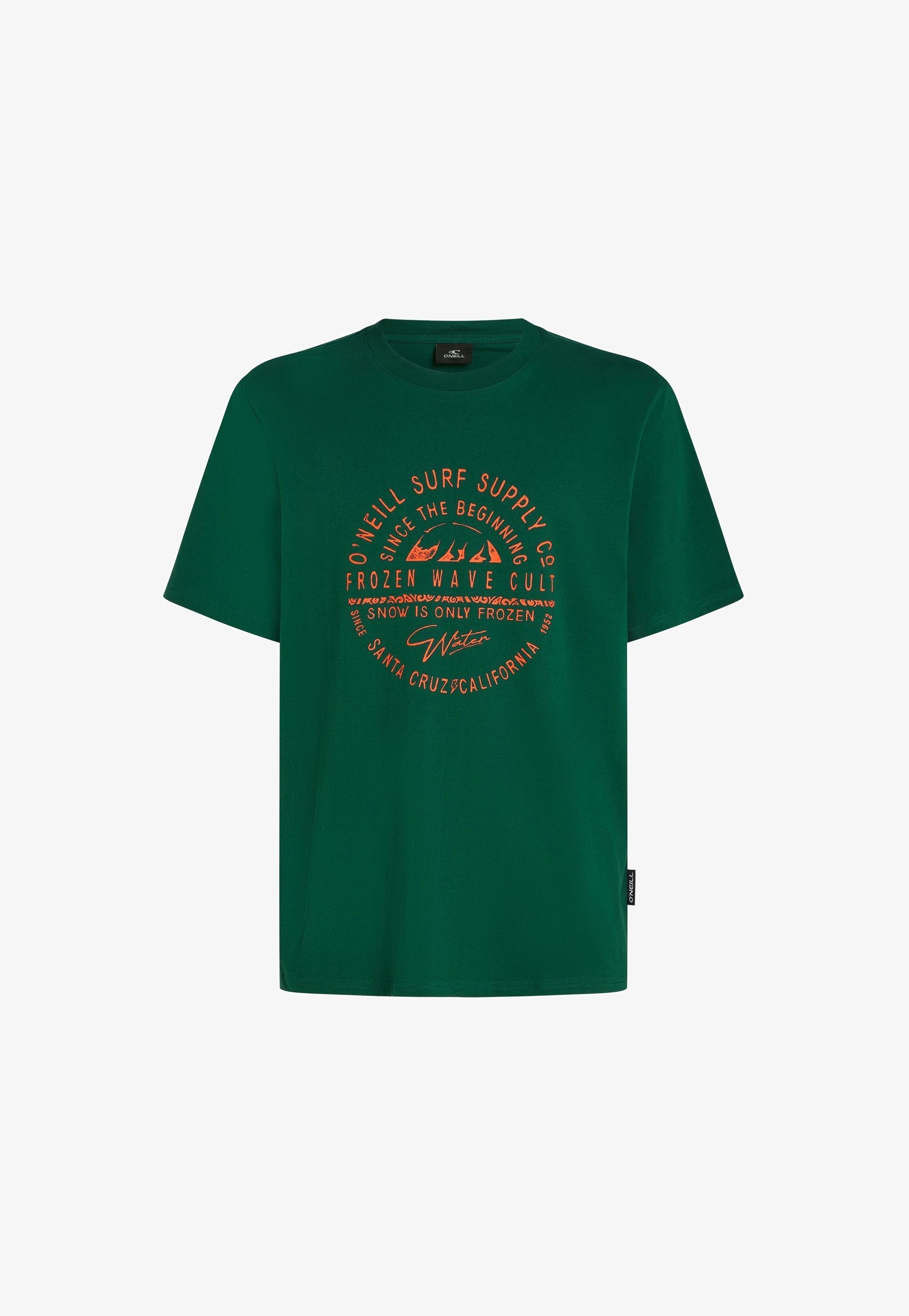 O'Neill MUIR - Bedrucktes T-Shirt - Smaragdgrüner Neid