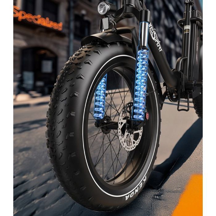 ONESPORT Scooter électrique OT16 Max 48V 18Ah 500W 50km/h 120km 20*4