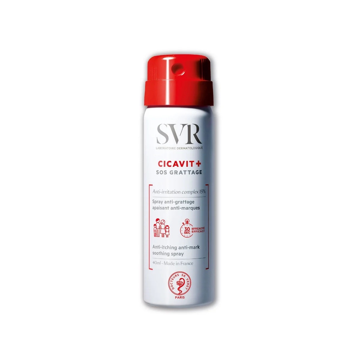 SVR SVR Cicavit+ Sos Grattage 40 ml Verzachtende anti-jeukspray