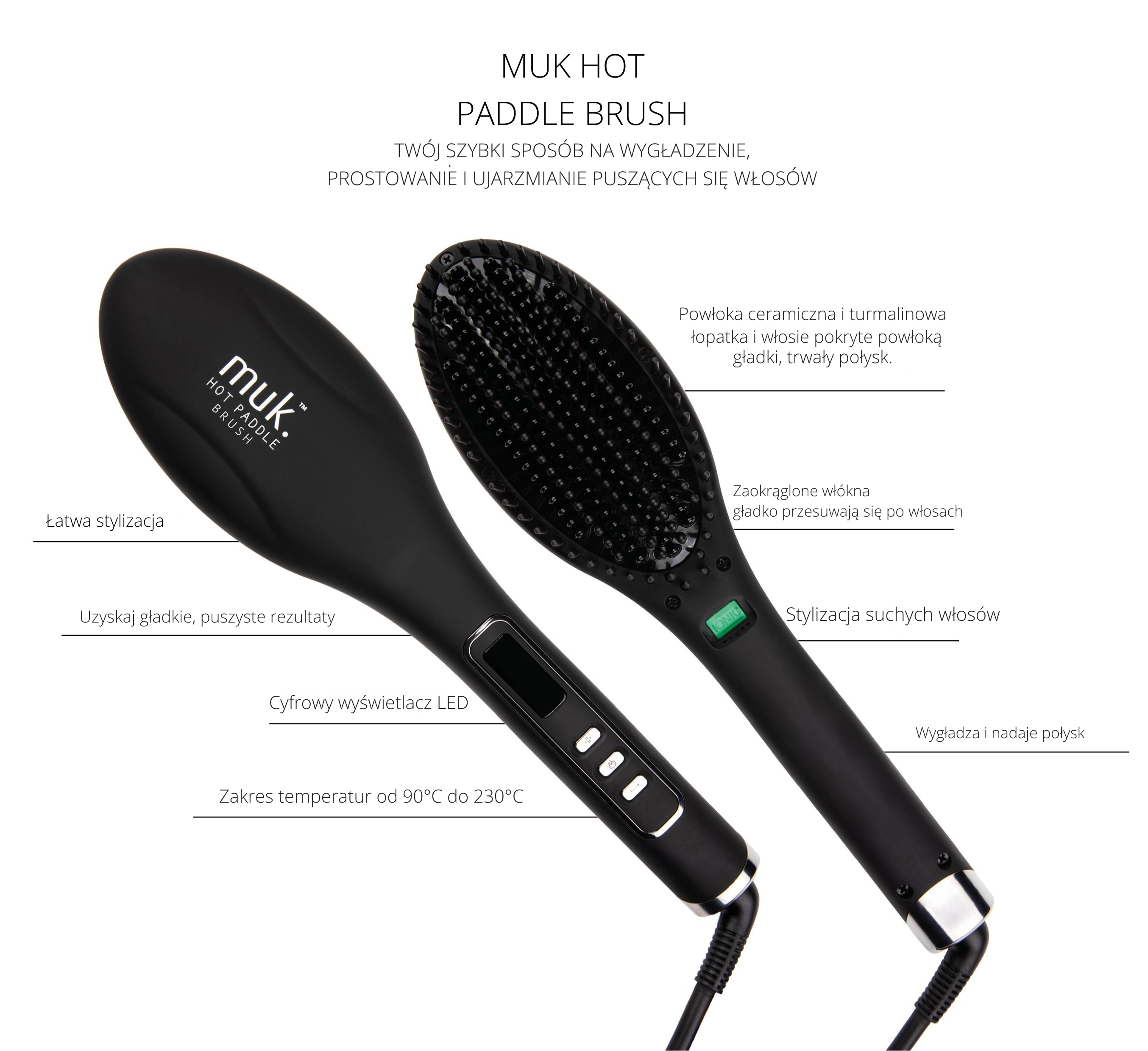 muk Hair MUK četka za vruće rezanje