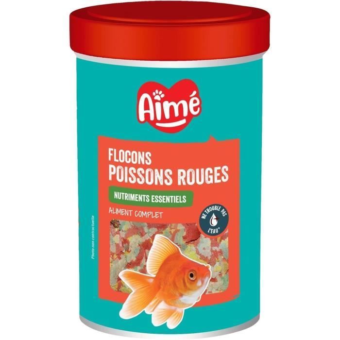 Alimento para peces - AIME - Escamas para peces dorados - 1000 ml