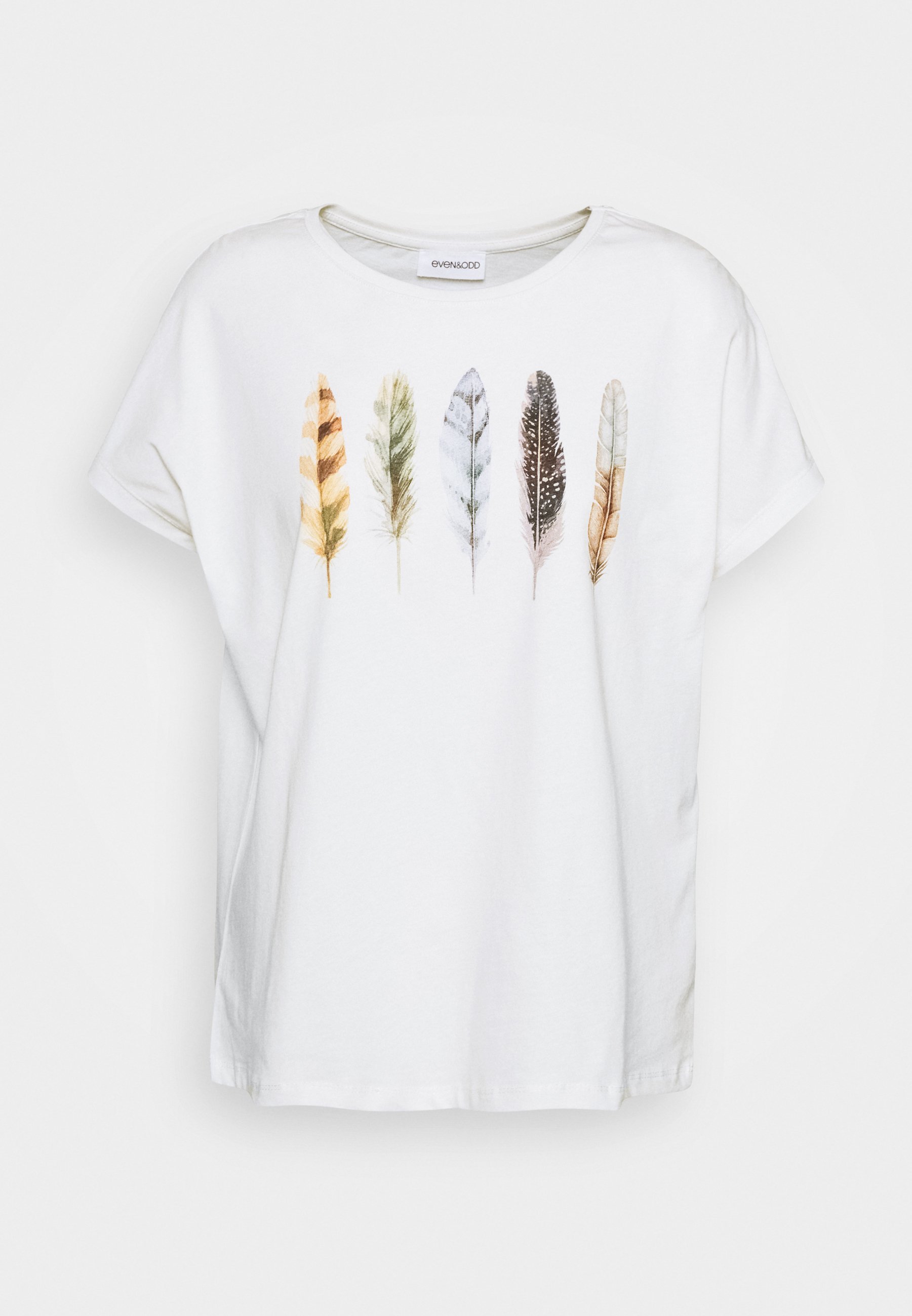 T-shirt Even&Odd Print - bianca