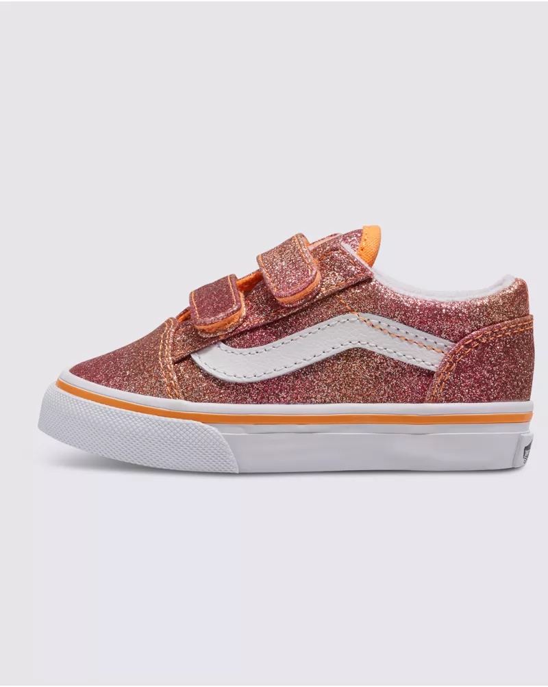 Toddler Old Skool V Glitter Shoe