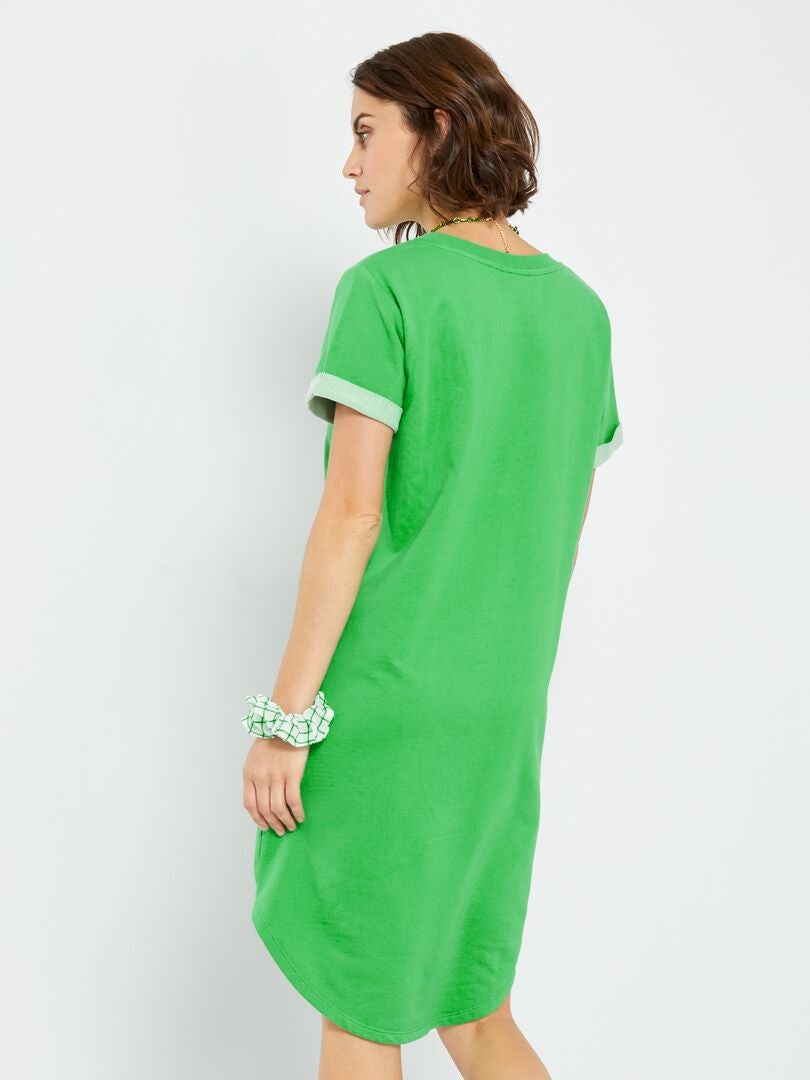 Vestido sudadera 'JDY' - VERDE
