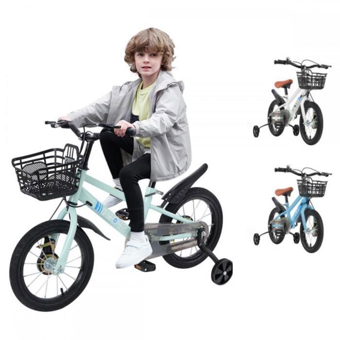 MIPAN. Bicicleta infantil de 16 pulgadas - Bicicleta para niños de 3 años - Bicicleta de montaña infantil - Bicicleta para bebés - Regalo para niños - Verde