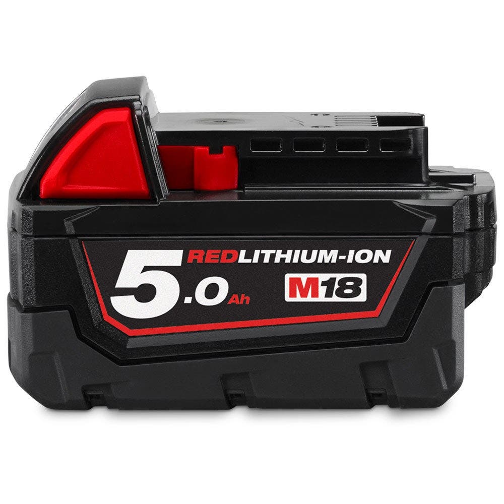 Pacote de baterias Milwaukee FUEL™ ONE-KEY™ sem escova de 18 V, 2 peças, 1 x 2,0 Ah/2 x 5,0 Ah M18ONEPP2A2-502C