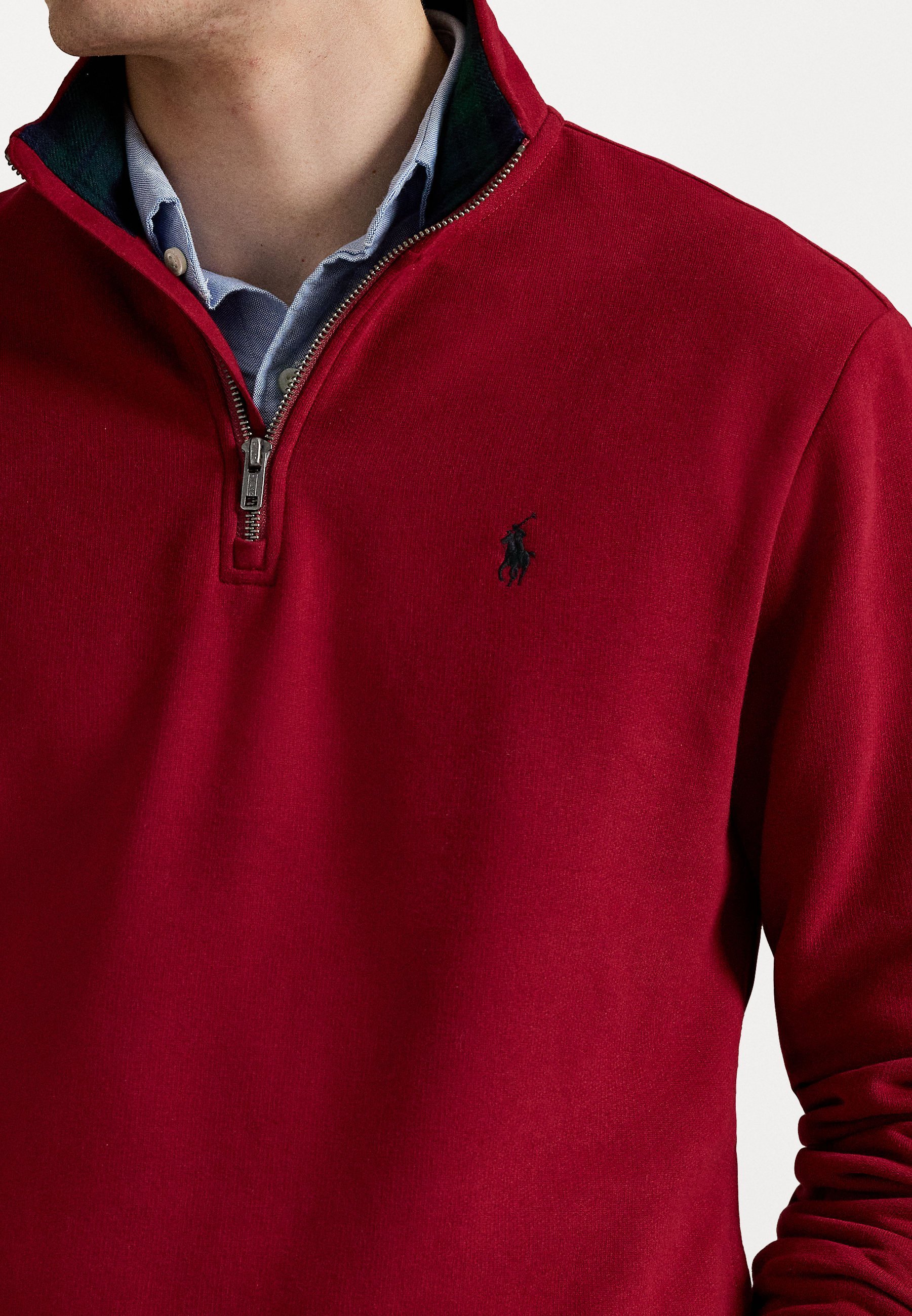 Felpa Polo Ralph Lauren THE RL QUARTER ZIP - Felpa - rosso vacanza