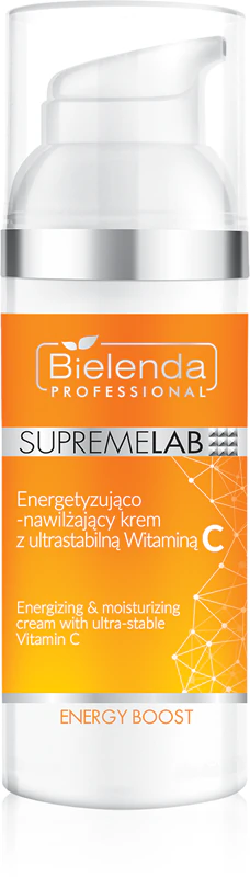 Bielenda Professional Supremelab Energy Boost energizujúci a hydratačný krém s ultra stabilným vitamínom C