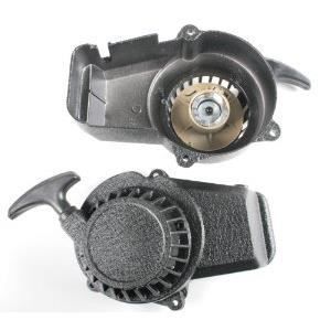 Black aluminum pocket bike launcher.