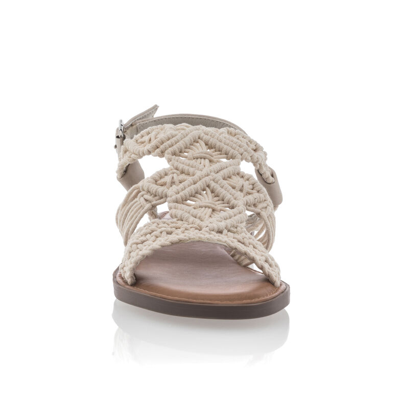 Beige sandaler / sko med åpen tå til dame