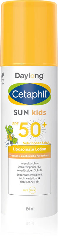 Denné lipozomálne ochranné mlieko Cetaphil SUN Kids Liposomale Lotion SPF 50+