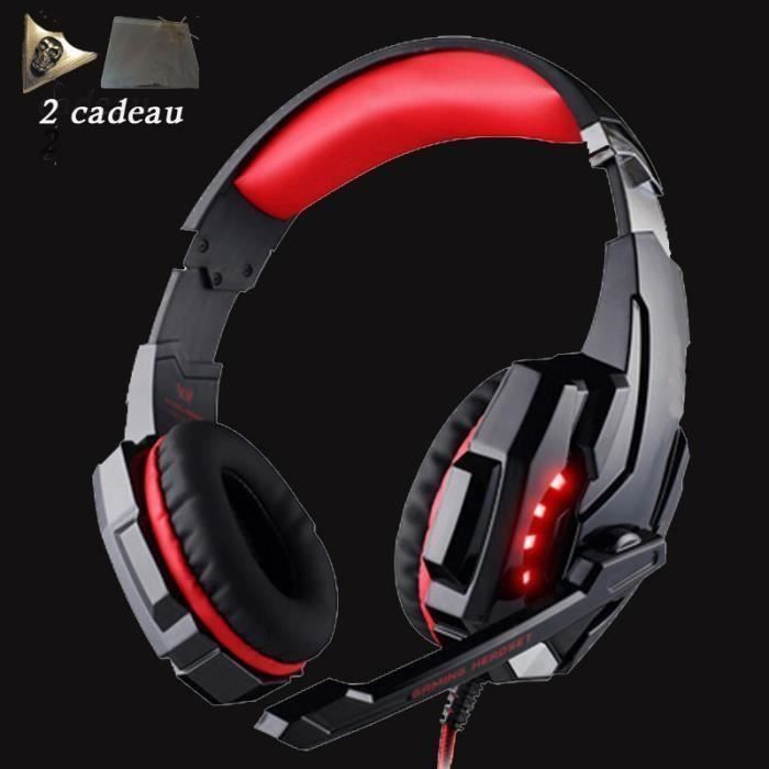7.1 Gaming Headset compatibel met PS4 - 3,5 mm USB - microfoon en LED