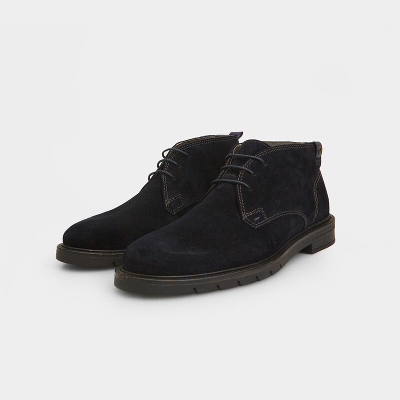 BATA heren enkellaarsjes van suède