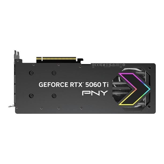 PNY - Carte graphique - GeForce RTX™ 5060 Ti - 8GB - ARGB Overclocked Triple Fan DLSS 4