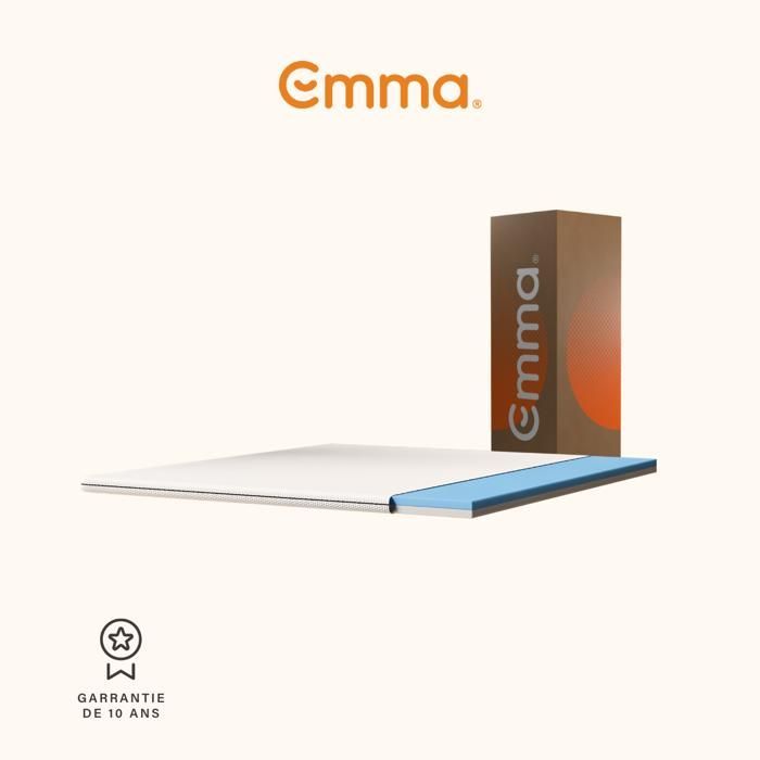 Emma | Surmatelas Emma Original 140x200 cm | Souplesse | Confort Personnalisable | Housse Lavable | 6 cm Additionnels