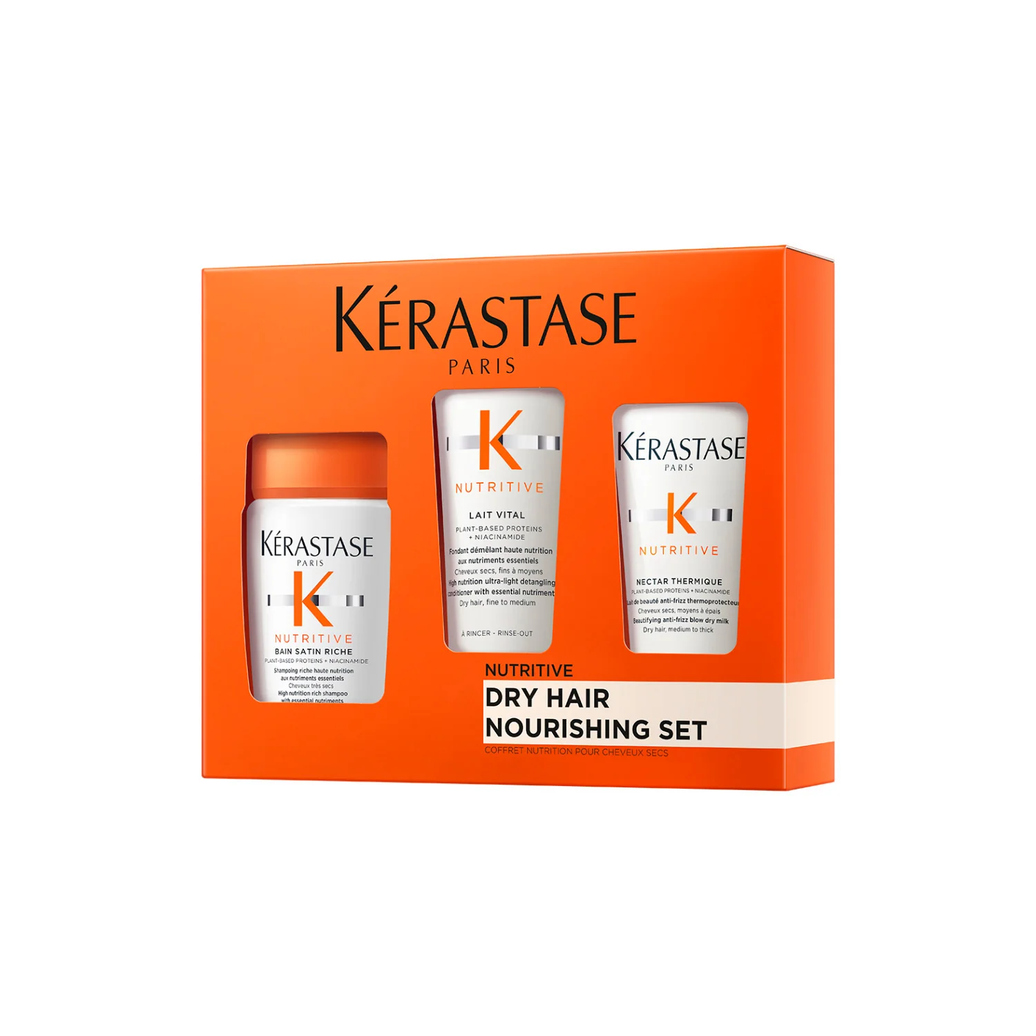 Nutritive Cofanetto Dry Hair Nourishing Set - Cofanetti per Capelli, Shampoo Nutriente