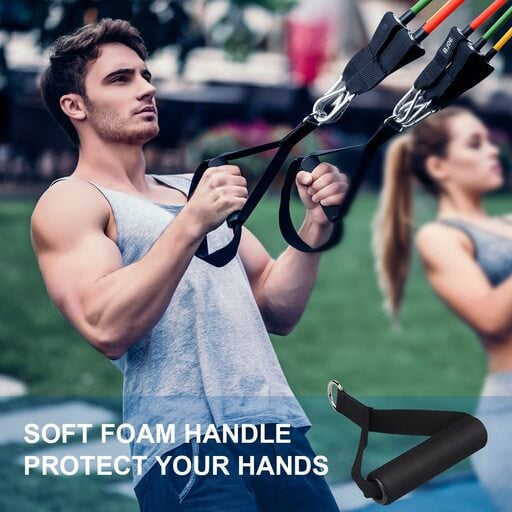 Bandes de résistance avec sangles OEM (5 bandes et accessoires)