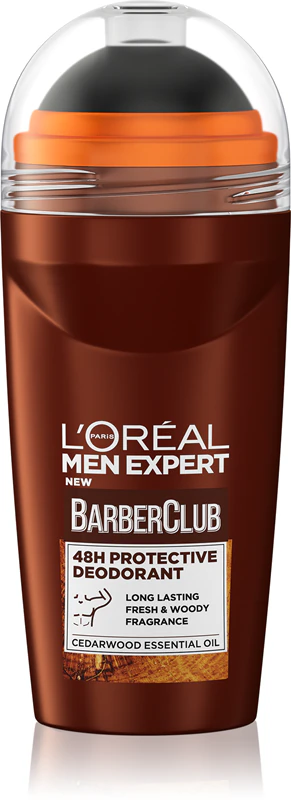 Desodorante roll-on L'Oréal Paris Men Expert Barber Club para homens