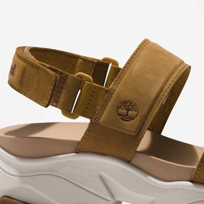 Sandalo a Doppia Fascia Adley Way da Donna in                giallo