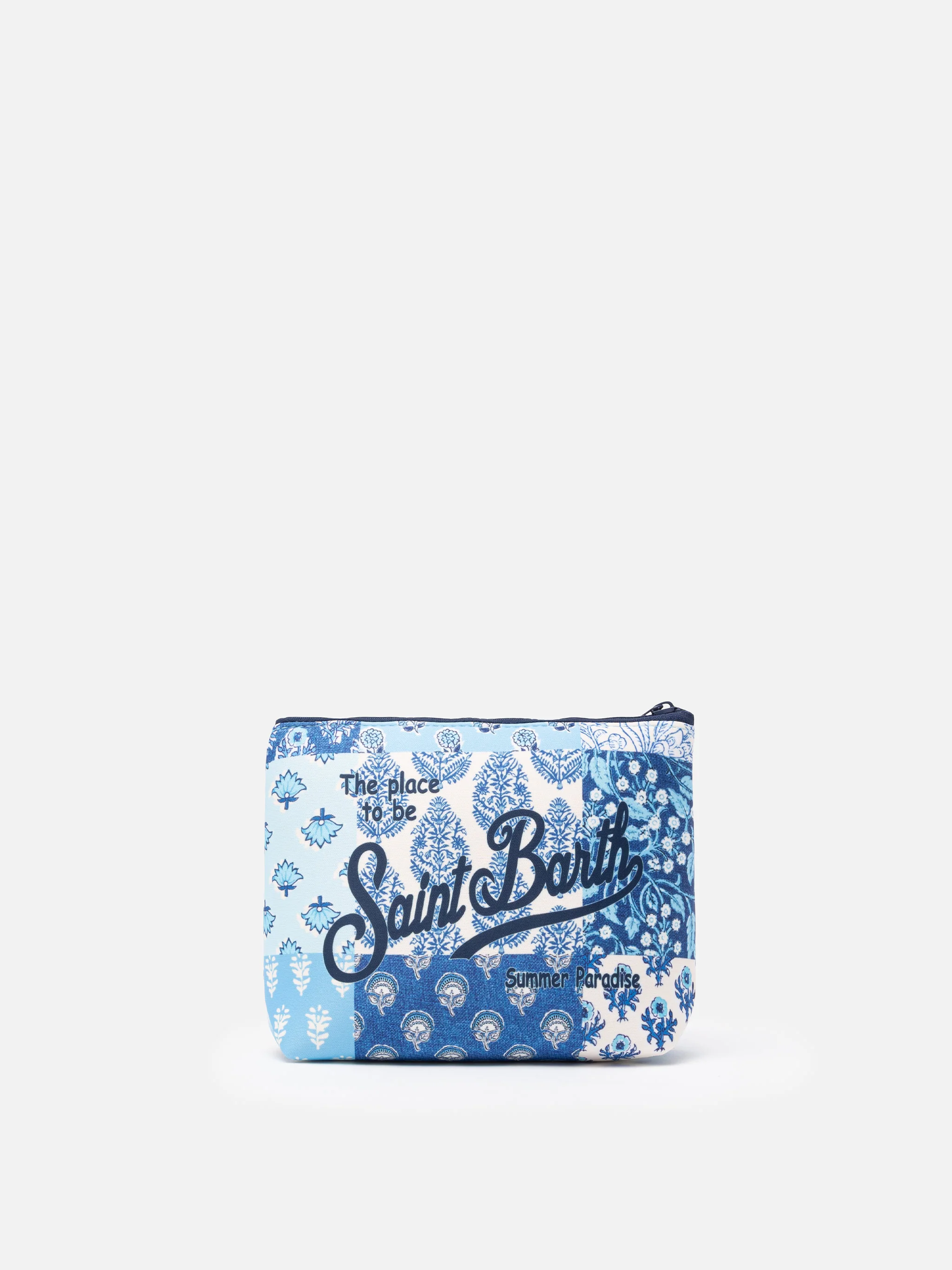 Pochette Aline scuba avec imprimé floral