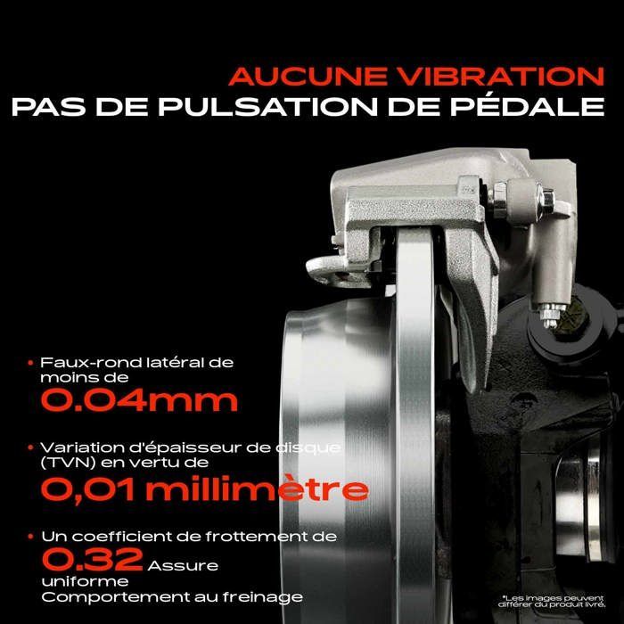 Frankberg 2x disques de frein essieu arrière pour Renault Fluence L3 Grand Scénic III JZ0/1 Année dès 2009