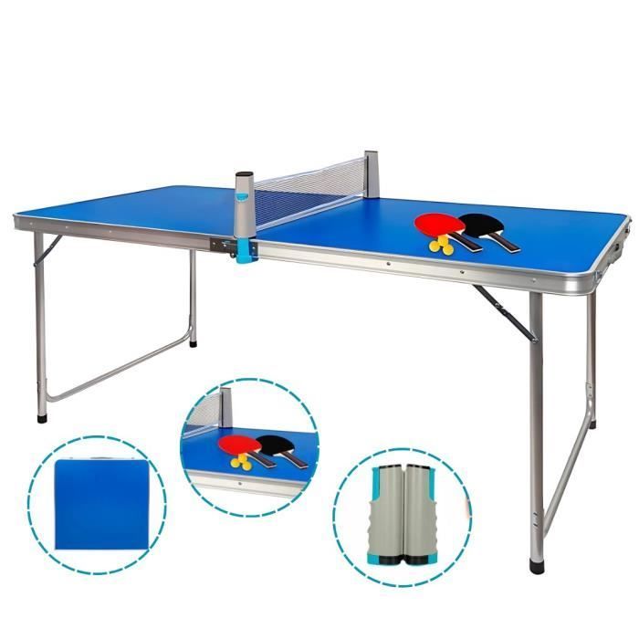 Table PING PONG - Devessport - 4730 - 120 x 60 x 70 cm - Accessoires inclus - Extérieur