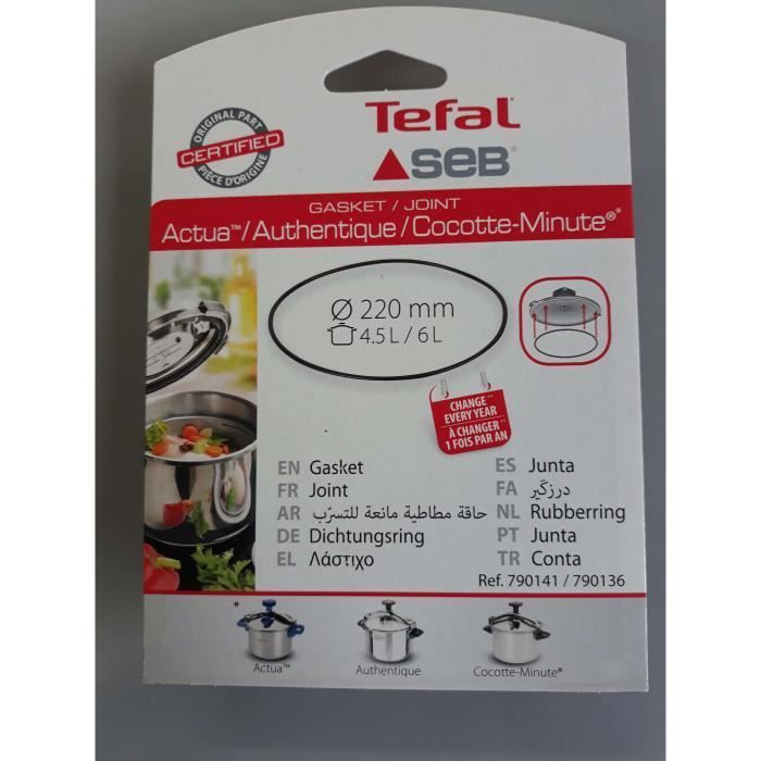 SEB 4.5L/6L PRESSURE COOKER GASKET - 790141/790136 - (WARNING: do not order based on diameter)