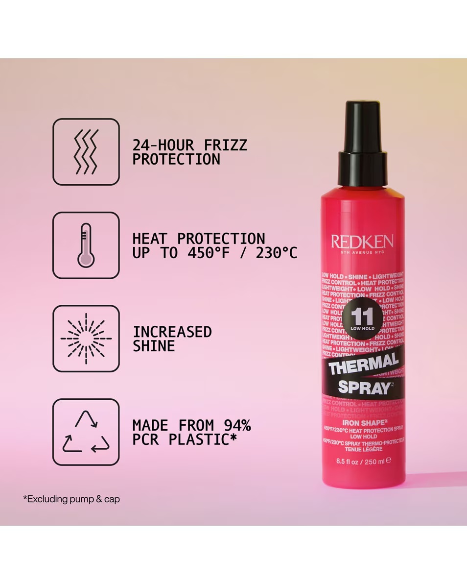 Spray termic de styling REDKEN - formă de fier - fixare medie