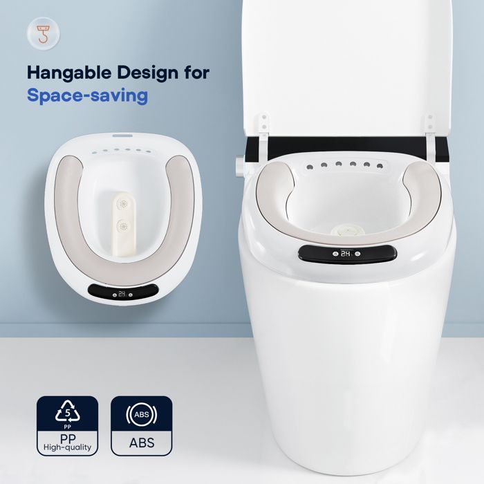 TTLIFE Siège de toilette électrique pour siège de toilette, hémorroïdes, baignoire de soins post-partum, affichage LED,bain